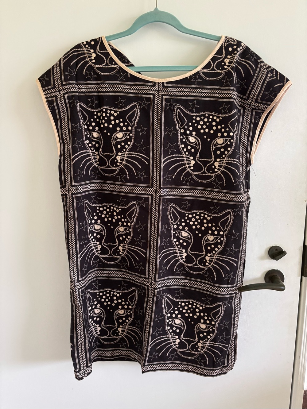 Aylaya Kingston Black Panther Dress linen blend NEW NWT